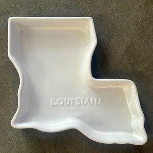 Louisiana shaped dish!